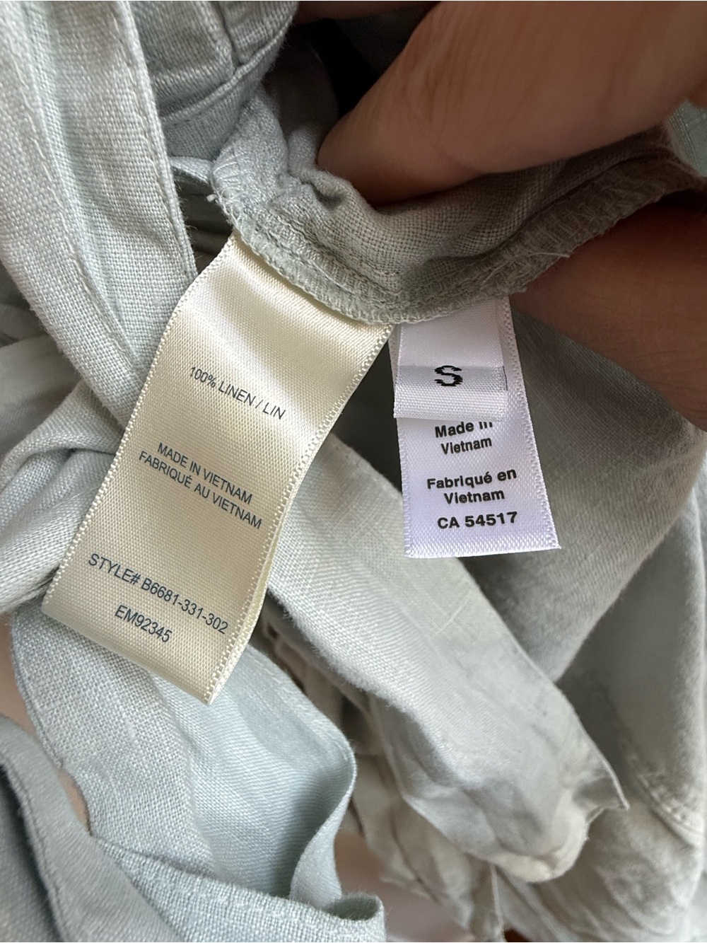 NWT Bella Dahl Linen Seamed Utility Jumpsuit | S - Picture 10 of 12